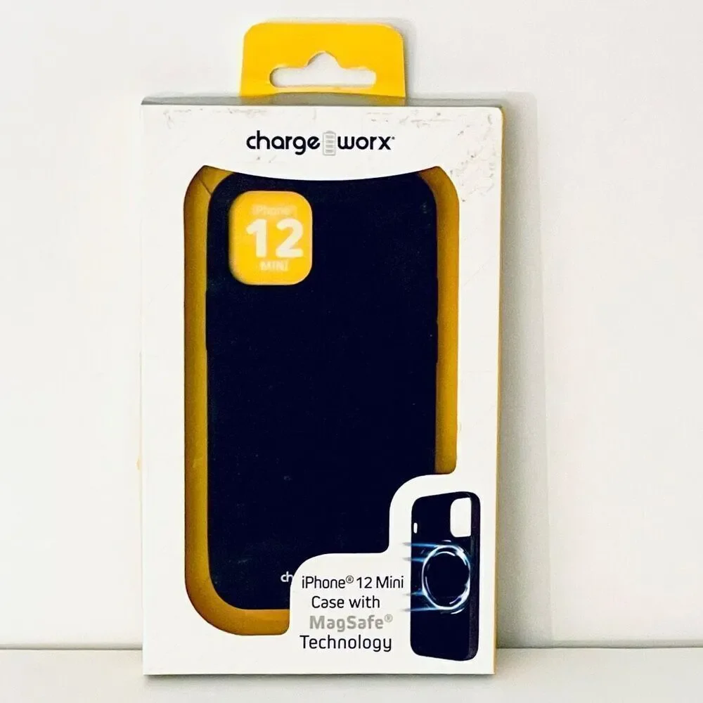 NWT New in Box  charge worx iphone 12 mini Black case with magsafe technology